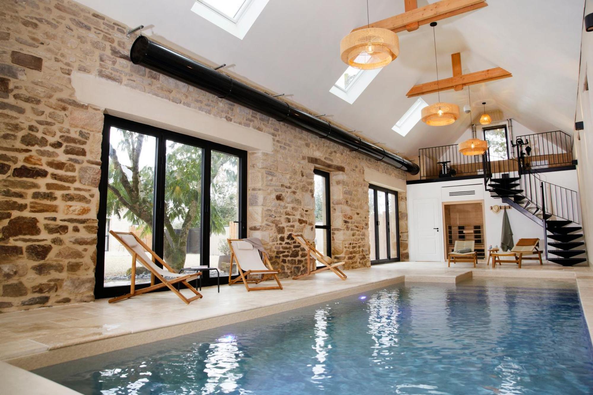 Le Domaine De Soani - Piscine Interieure, Jacuzzis & Sauna Saint-Évarzec Extérieur photo